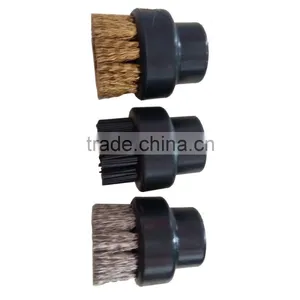 Brass Wire Mini Hair Brush With Plastic Handle thumbnail-2