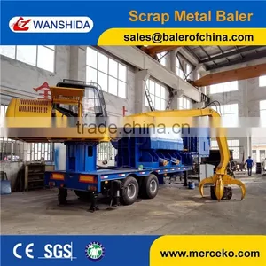 Y83D-3000A Mobile Scrap Baling Press Machine With Trailer and Grab thumbnail-1