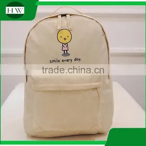 China Supplier Promotional Custom Cartoon Canvas Children Kids Camping School Bags Backpack thumbnail-1