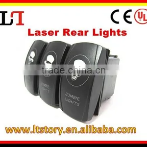 Marine Waterproof Led DPDT/SPST/ DPST/ STDP ROCKER SWITCH thumbnail-2