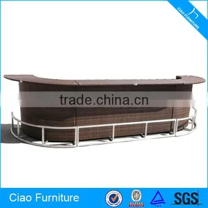 Luxury Bar Counter Rattan Bar Table thumbnail-1