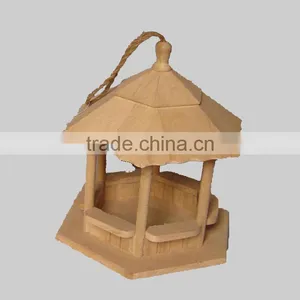 Natural Wood Bird Feeder , Building House for Bird, Wholesale Wood Bird House thumbnail-4