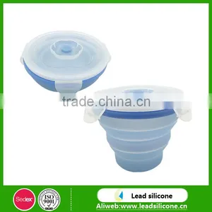 Functional Silicone Foldable Bowl thumbnail-1