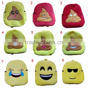 New Style Plush Emoji School Bag thumbnail-5