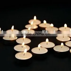 N536 White Color Tea Light Type Tin Candles thumbnail-2