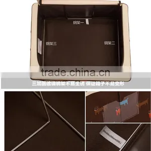 N493 Household Non Woven Box Zipper Foldable Clothing Storage Box thumbnail-4