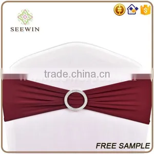 Hot Sale Polyester Spandex Ruffle Chair Sash thumbnail-2
