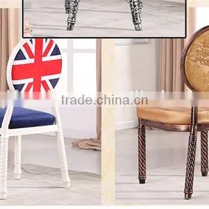 Quality European Antique Metal Dining Chair QL-T852 thumbnail-3