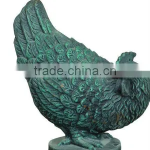 Garden Cast Iron Hen Statues thumbnail-1