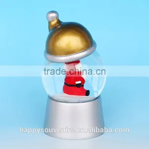 New Polyresin 3D Chrismas Hats Shape Snow Globe For Gifts thumbnail-3