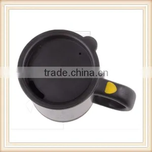 Automatic Plain Mixing Coffee Tea Cup Lazy Self Stirring Mug Button Pressing BLK thumbnail-3
