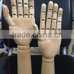 Display Flexiable Holder Versatile Hot Sale Wooden Mannequin Wooden Hand thumbnail-1