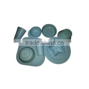 Traditional High Quality Degradable Bamboo Fiber Kids Dinnerware Sets thumbnail-1