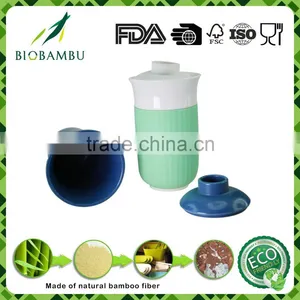 Diswasher Safe Antique Popular Bamboo Fiber Material Tea Mug thumbnail-1