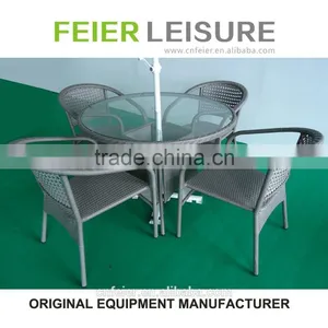 FEIER A6008CH Hotel Furniture Rattan Outdoor Furniture Coffee Table thumbnail-1