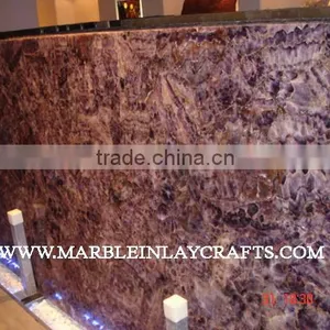 Gemstone Amethyst Wall Slab, Top Quality Amethyst Flooring Slab thumbnail-1