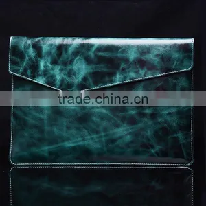 Wax Oil Documents Carrying Bag/Leather Envelope Bag/Laptop Portfolio Bag thumbnail-4