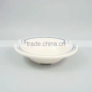 Hotel White Round Melamine Sauce Plate thumbnail-1