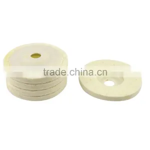100% Hard Wool Felt Polishing Wheels for Stainless Steel Glass Marble thumbnail-5