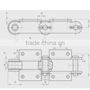 TUV Certified Manufacturer Sugar Cane Industry Conveyor Sugar Chain 1796 thumbnail-2