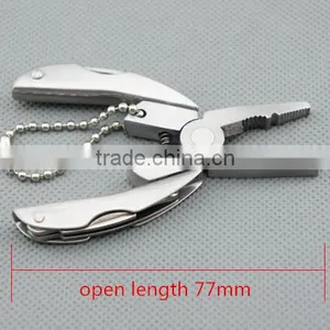 Promotional Gift Mini Multifunction Folding Plier With Key Chain thumbnail-3