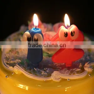 Eye Arabic Numbers Shape Birthday Candle for Children Celebration thumbnail-1