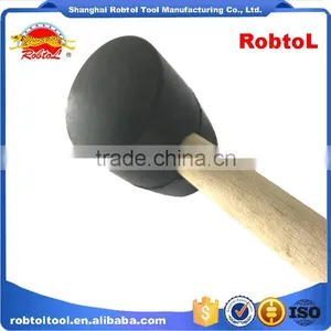 16oz Rubber Hammer Double Face Two Way Mallet Plastic Nylon Head thumbnail-1