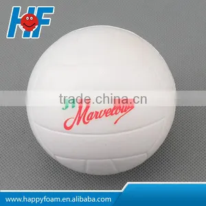 63MM or Customized Size PU Foam Volleyball Anti Stress Squeeze Juggling Balls thumbnail-1