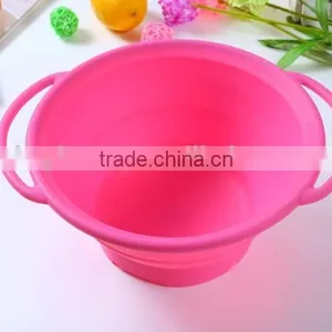 Collapsible Silicone Bowls Hot Selling Microwave Safe Silicone Bowls for Kids thumbnail-1