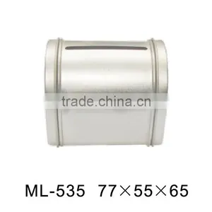Hot Sale Square Metal Coin Bank Case With Hole thumbnail-1