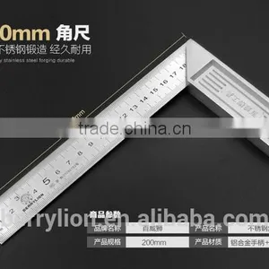 Berrylion 500mm Square Ruler Stainless Steel Clear Scale Alloy Square Ruler thumbnail-2