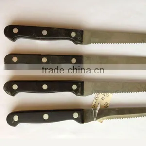 Black Handle Steak Knife thumbnail-1
