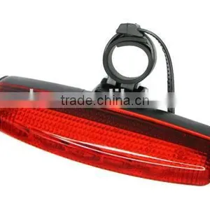 JING YI 5 LED Red Bicycle Front Light thumbnail-1