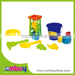 8pcs Children Outdoor Toy Beach Bucket Waterwheel thumbnail-1