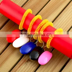 Dog Pet Click Clicker Training Obedience Agility Trainer Aid Wrist Strap thumbnail-4