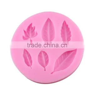 Silica Gel Arts Tool Tool DIY Baking Cake Decorating Tools - Shaped Leaves 1688 Agent thumbnail-3