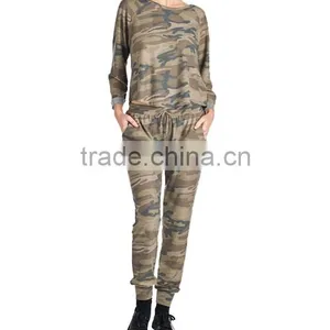 Camo Joggers for Women Sport Wear Custom Designs You Own Wholesale Women Joggers thumbnail-4