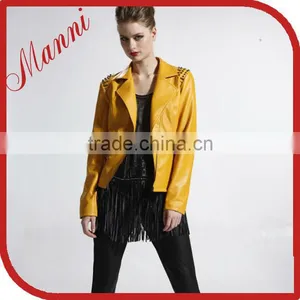 Lady Leather Jacket Women Jacket 2013 Leather Jacket in Sialkot thumbnail-1