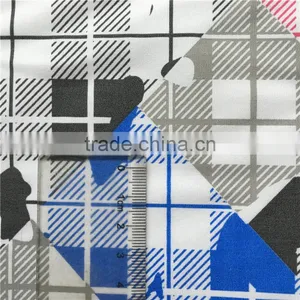 100% Polyester Microfiber Print Fabric Microfiber Brushed Polyester Fabric Plaid Fabric thumbnail-3