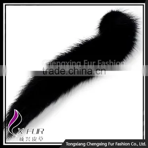 CX-R-35B Handmade Promotional Custom Creative Keychain/Genuine Mink Tail Key Chain thumbnail-1