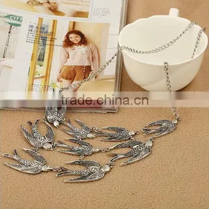 Fashion Swallow Charm Pendant Necklaces New Design Animal Pendant Necklaces for Her Gifts 2017 thumbnail-1