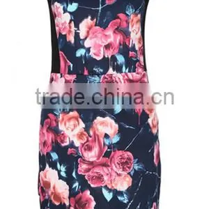 Fashion Dress Factory 100% Cotton Lady Woman Dress thumbnail-1