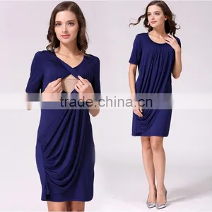 Emotion Moms Maternity Dresses Nursing Clothing Breastfeeding Dress for Women thumbnail-1