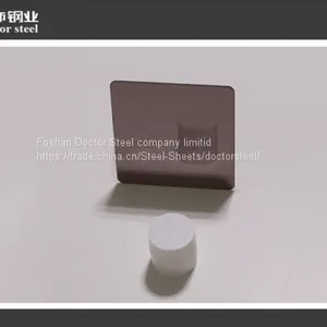 1mm Thickness Super Bronze Color Mirror Stainless Steel Plate thumbnail-1