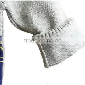 Fashion Style Fake Two Pieces Boys Cotton Sweater thumbnail-4