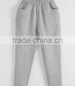Wholesale Factory Products Plain Designs Cheaper Customs Slim Pants for Women KM0697 thumbnail-1