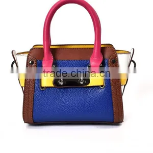 Zm50296b Europe Fashion Contrast Color Women Bag Handbag Single Shoulder Trendy Lady Bags thumbnail-4