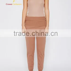 Women Round Neck Cashmere Sleeveless Knitted Sweater Pullover thumbnail-3