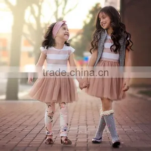Kids Frock Designs Summer TUTU Dress Toddler Girls Pink Cotton Dresses Gauze Pretty Dress For Girls European KIDS Dress thumbnail-1