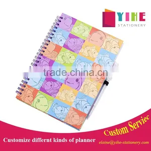 2017 Hardcover Spiral Binding Notbebook,full Color Printing Diary Planner thumbnail-1